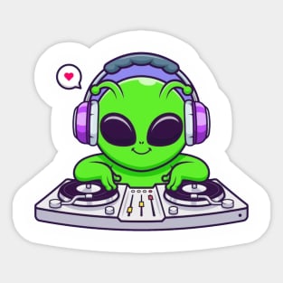 Alien Sticker